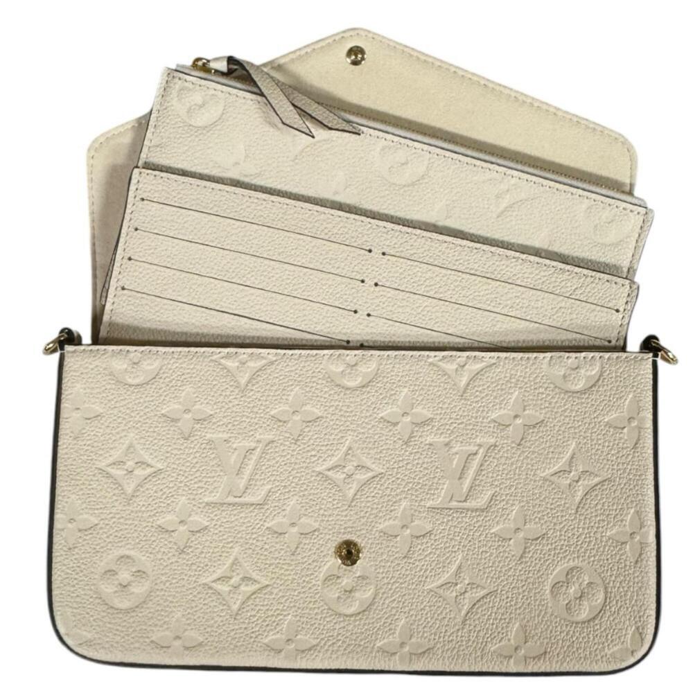 Louis Vuitton Pochette Felicie Monogram Empreinte Shoulder Bag, M82363 White,... - Picture 10 of 12